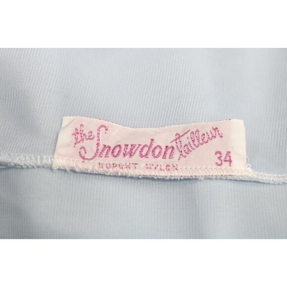 Vintage 1950s Snowdon Tailleur Long Nightgown Lace Fitted size 34 Whimsygoth - Picture 8 of 9